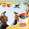 Hummingbird Hat Feeder for Head - Wild Bird Feeders,4 Feeding
