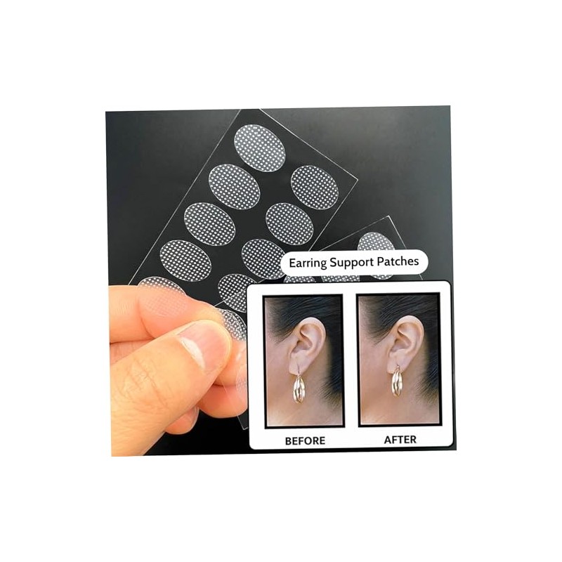 Pegatinas de Soporte para Aretes 200 Piezas