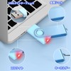 TEWENE USB Memory 8GB 5-Piece Set Multi-Color Rotating Flash Memory