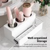 NIUBEE Acrylic Hair Styling Tool Organizer and Holder - Bathroom