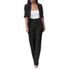 Womens 2 Piece Pants Suit Casual Long Sleeve Open Front