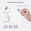 Aigostar 3-Way / 5-Way Socket Strip with Switch Surge Protection