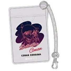 Detective Conan conan0002 Commuter Pass Case, Card Case, Coil, Clear, Simple, Thin, Women's, Men's, Girls, Unisex, Commuting to Work or School, Travel, Adult, Students, Children, Elementary School