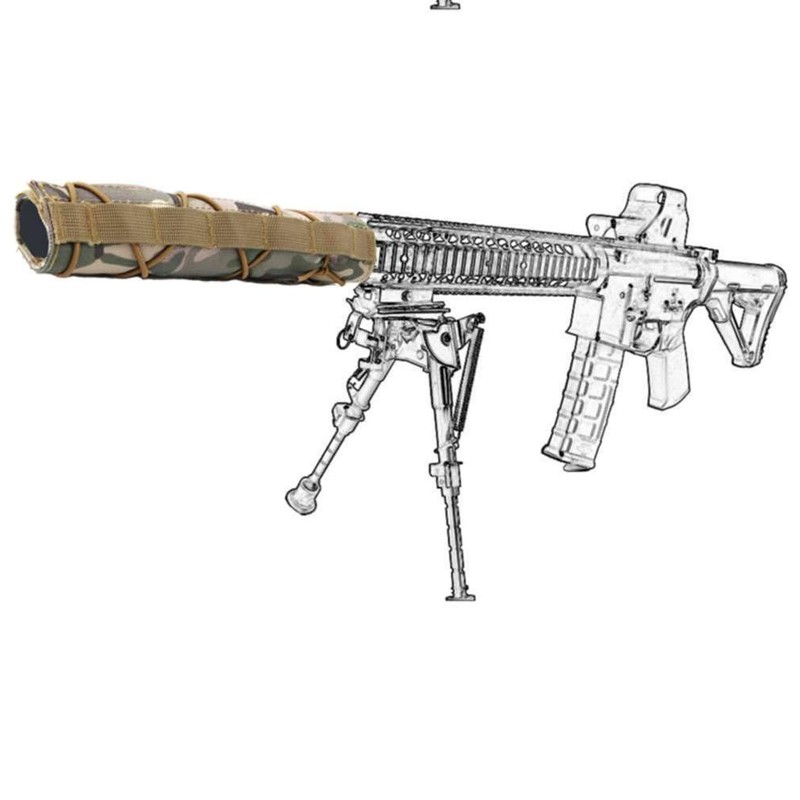 OAREA Tactical Hunting Airsoft 22 cm / 8.7 Inch Silencer