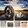 Bicycle Solid Tire 14x2.125, Rubber Airless Honeycomb Tires, 14 Inch