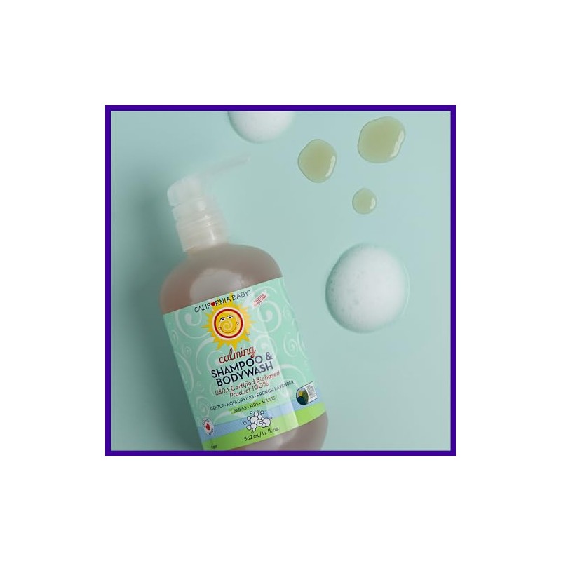 California Baby Calming Shampoo And Bodywash, 19 Fl OZ