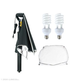 LINCO Lincostore Studio Lighting Photography Light Equipment Continuous Photo Softbox Kit 20x28 Inch with 2 Professional Portrait Bulb for Filming Video AM269