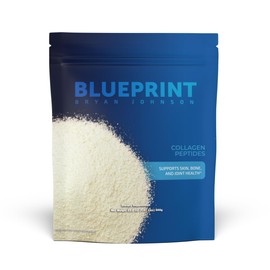 Blueprint Bryan Johnson Blueprint Bryan Johnson Collagen Peptide Powder - 20G Collagen Peptides - Types I, II, III - No Added Sugar, Joint & Skin Support - Pasture Raised - Versatile Powder for Daily Use (30 Servings)