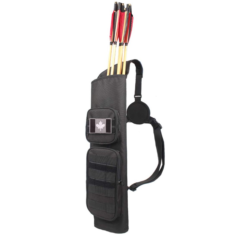KRATARC Archery Back Arrows Quiver Bag with Molle System and