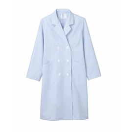 Dr. Court (Women's Long Sleeve Double), 71-073, Saxe Blue, Size: 3L, Sumisho Montblanc for Medical Professionals