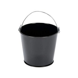 Fun Express - 3" Black Metal Pails W/Handles for Wedding - Party Supplies - Containers & Boxes - Metal Containers - Wedding - 12 Pieces