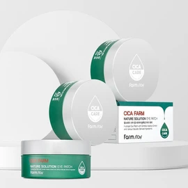 (1+1) Farmstay Cica Farm Nature Solution Eye Patch 90g (60 sheets) / (1+1)팜스테이 시카 팜 네이쳐 솔루션 아이패치 90g (60매)