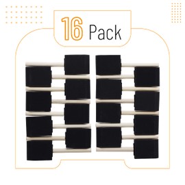 Bates Choice Bates- Foam Paint Brushes, 2 Inch, 16 Pack, Sponge Brushes, Sponge Paint Brush, Foam Brushes for Painting, Foam Brushes for Staining, Paint Sponges, Foam Brushes for Mod Podge Brushes