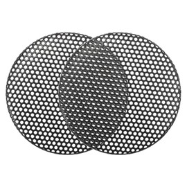 ACROPIX Universal 1.5 Inch Speaker Grills Mesh for Audio Subwoofer 45x4mm Grille without Frame Black - Pack of 2