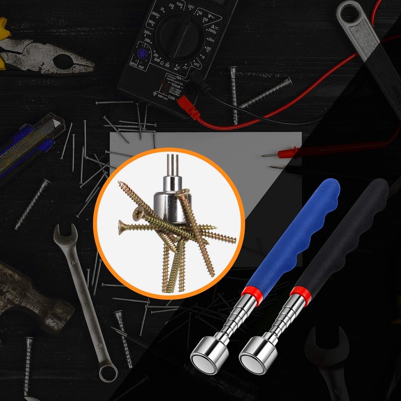 Telescoping Magnetic Pickup Tool 20 Lbs Magnet Extension Tool Telescoping