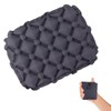GMHLLES Inflatable Cushion, Portable Waterproof Travel Air Cushion Seat, Foldable