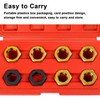 8PCS Car Transmission Shaft Screw Repairing Kit Metric Inch Thread