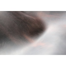 Förster-Fellnest Beautiful, Specially Prepared Antique Leather, Cowhide Leather, Greased Leather, Nubuck Leather + Pull Up Effect, Rich Brown to Dark Brown, Leather Piece, Cut 24 x 32 cm