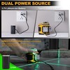 PREXISO Rechargeable 360° Self Leveling Green Laser Level with Tripod,