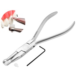 ARTMAN INSTRUMENTS Orthodontic Adhesive Band Removing Pliers Adjustable Cement Scraper Tool with Teflon Pad for Braces, Molar Bands, and Tooth Gem Removal – Dental Debonding Instrument