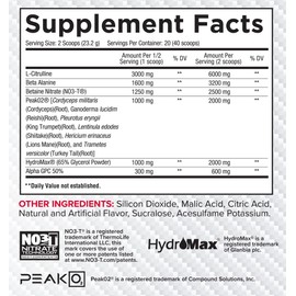 Core Nutritionals Pump Full-Spectrum Non-Stimulant Pre-Workout, with N03T Nitrate, Peak02, Alpha GPC, for Maximum Pump, Strength, and Performance 20 Servings (Cherry Burst)
