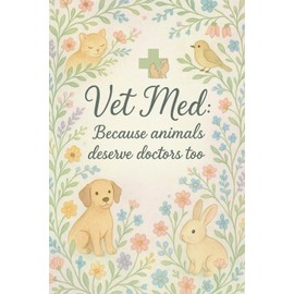 Vet Med: Because Animals Deserve Doctors Too Notebook: Appreciation Gift for Veterinarians, Veterinary Techs, and Students