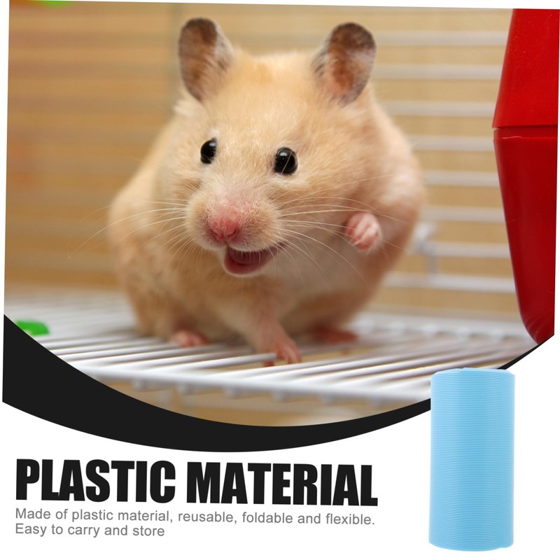 Levemolo Small Animal Tunnel Hamster Foraging Toy Plastic Tube Tunnels
