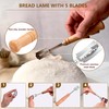 Complete Sourdough Starter Kit, Banneton Bread Proofing Basket with Glass