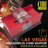 2 Deck Hand Crank "Welcome To Las Vegas" Card Shuffler,