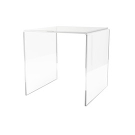 Marketing Holders 5" Clear Plexiglass Pedestal Lucite Acrylic Display Risers Jewelry Showcase Glorifier Mantel Arrangement