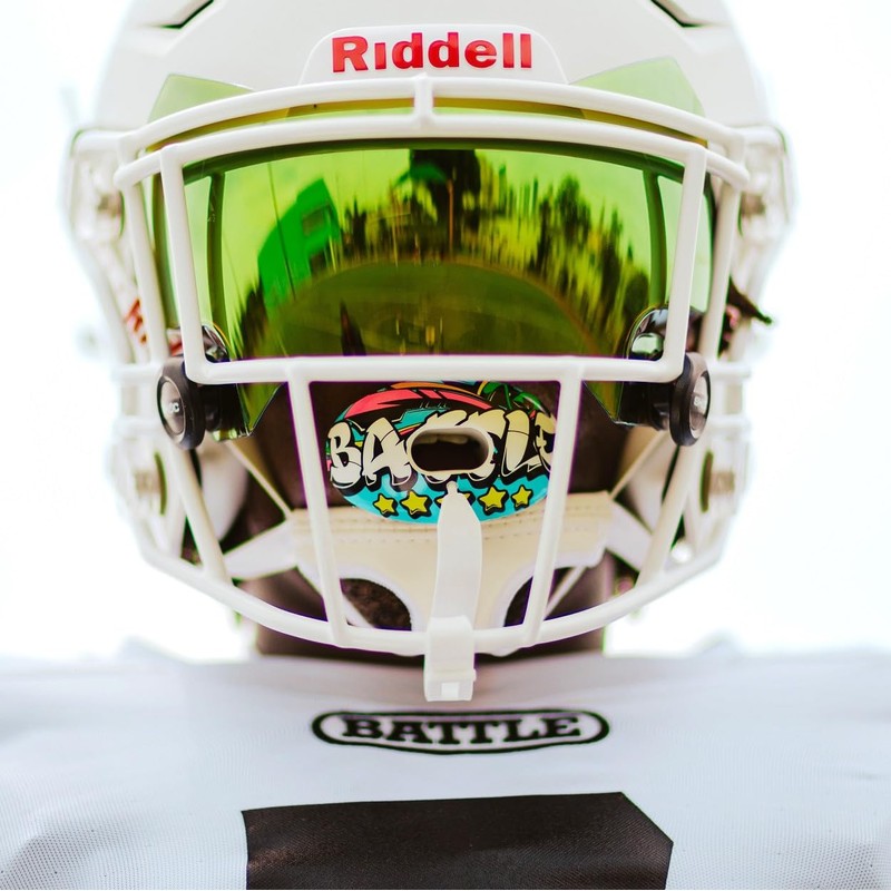 Battle "Want to Play a Game Oxygen Football Mouthguard