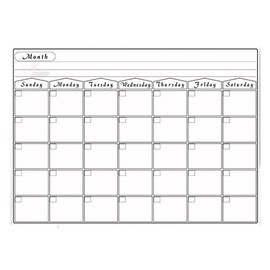 Magnetic Weekly Planner A3 Fridge Whiteboard Sticker Family Planner Calendar to Do List Meal Planner Shopping List Schedule Memo Board Erasable Dry Wipe Whiteboard Sheet for Home Kitchen Office Work