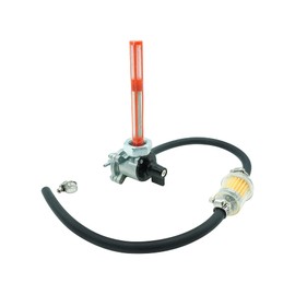 M MATI Fuel Tank Valve Switch Petcock & Gas Oil Fuel Filter for Honda VTX1300 C/R/S/T 2004-2009 16950-MEM-674 16963-MY5-610