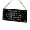 Office Décor Wood Plaque Sign Wall Hanging, If You See