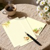 36PCS Cat Theme Stationery Set, Warm Yellow Healing Style Letter