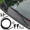 4805742AB Windshield Washer Nozzles w/Gasket,2m Fluid Hose Tube Kit Repl.#5116079AA