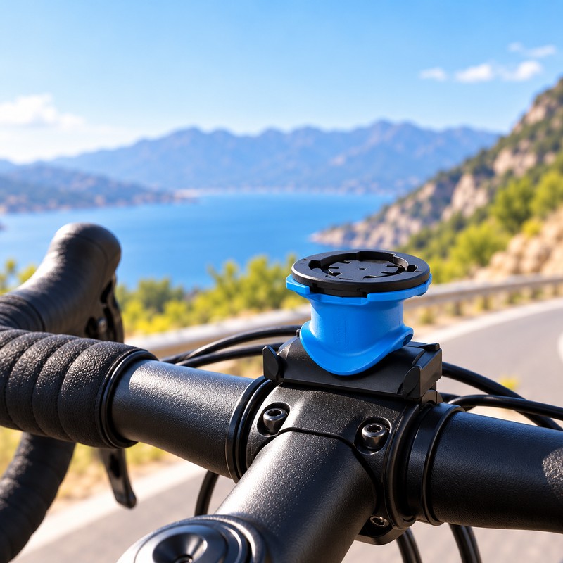 Bike Mount Adapter Compatible with Garmin-Style Mounts and Quad Lock