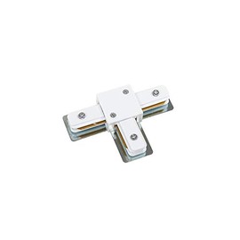 QAZQA - T-connector for 1-phase rail white - Iconic - LED suitable