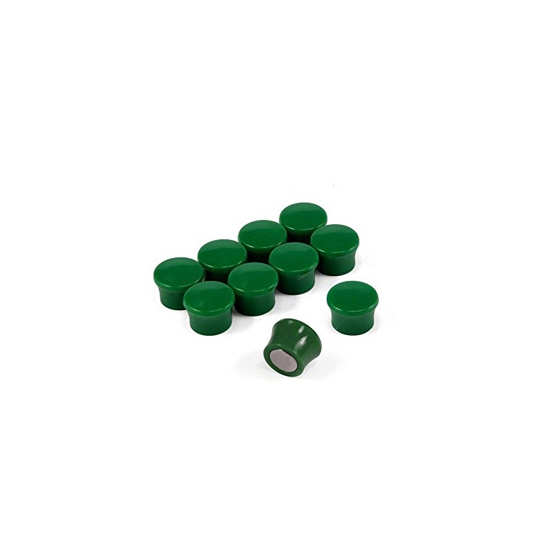 Small High Power Green Memo Board Magnets for Fridge, Whiteboard,