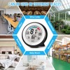 JIGUOOR Multifunctional Digital Thermometer,Hygrometer,Temperature Humidity Meter-Max & Min Value Trend