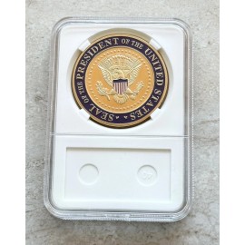 United States Secret Service Coin USSS Seal Of The US President Challenge W Case