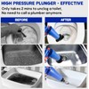 FLYIFE TP2416 High Pressure Drain Unblocker Plunger, Blue