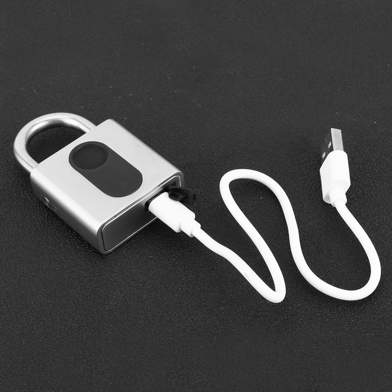 Smart Padlock Fingerprint Bluetooth APP Lock IP65 Waterproof AntiTheft for
