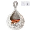 PINVNBY Bearded Dragon Hammock, Wall-Mounted Snake Hammock with Adhesive Hook