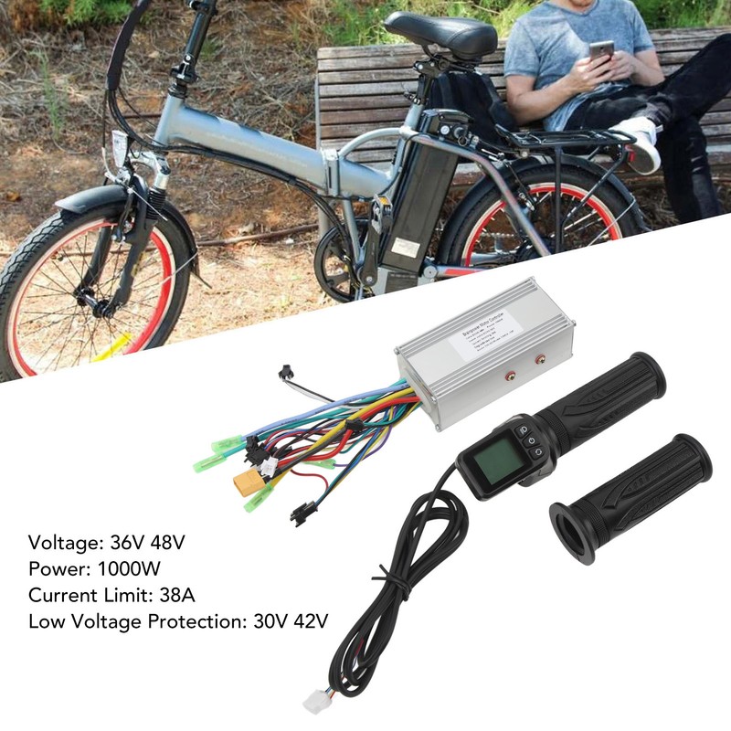36V 48V 1000W 38A 3 Mode Sine Wave Brushless Controller