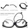 Makeup Glasses 2 Pieces with 2 Glasses Pockets Makeup Glasses