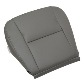 NLQR Front Driver Seat Perforated Replacement Seat Cover Charcoal Gray Microfiber Leather Compatible with Toyota Tundra Based SR5 Limited 2005 2006