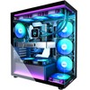 MUSETEX ATX PC Case 7 PWM ARGB Fans Pre-Installed, Type-C