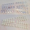 Nail Art Waterdrop Chart 48pcs (Transparent / Opaque) / 네일아트 물방울 차트판 48pcs (투명 / 불투명)