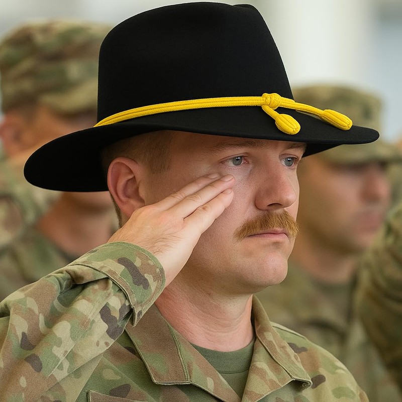 Gamboa Army Cavalry Adjustable Hat Cord Band for Men Accesory